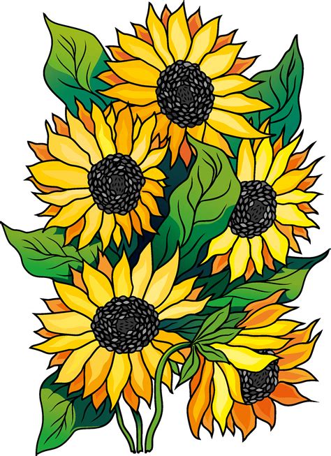 Free Free 74 Sunflower Clipart Free Sunflower Images SVG PNG EPS DXF File