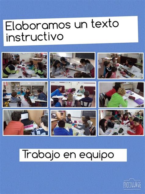 La actividad consiste en que cada. Textos instructivos en Educación Primaria | Instructivo, Educacion primaria y Textos