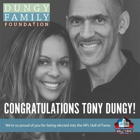 It might seem like a stretch, but tarik cohens playing style could get him into the hall of fame one day. Tony Dungy Elected into NFL Hall of Fame!Tony Dungy ...