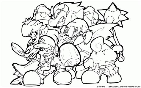 Super mario coloring page from mario category. Coloring Pages Mario 3d World - Coloring Home