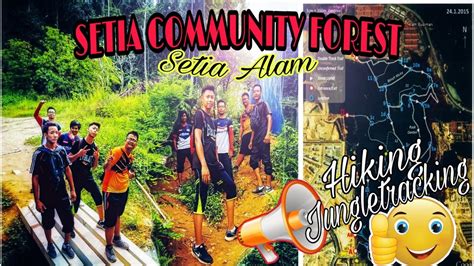 Setia alam community trail is an endangered forest. Setia Community trail, Setia Alam - #Hiking dan # ...