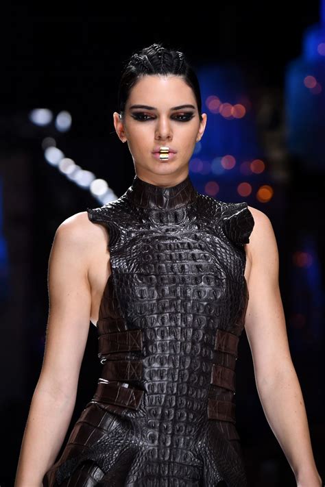 See more of kendall jenner on facebook. KENDALL JENNER at Balmain Fashion Show at Paris Fashion ...