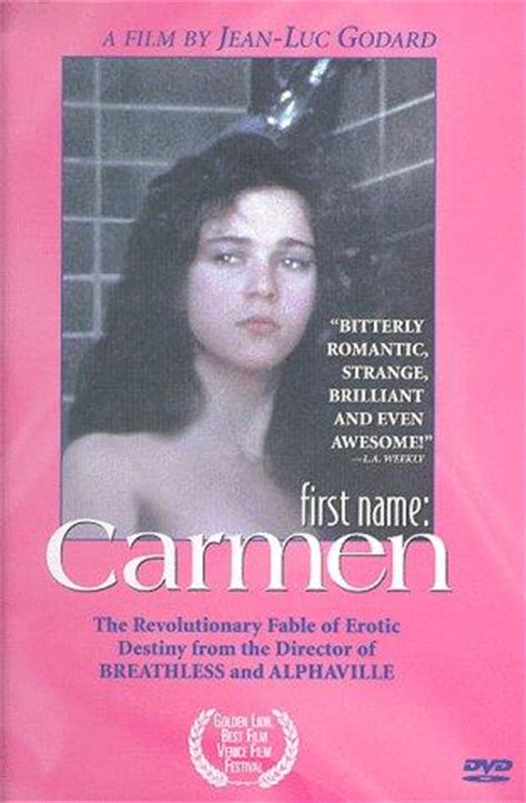 Carmen is a member of a terrorist gang who falls in love with a young police officer guarding a bank that she and her cohorts try to rob. First Name: Carmen (1983) - IMDb