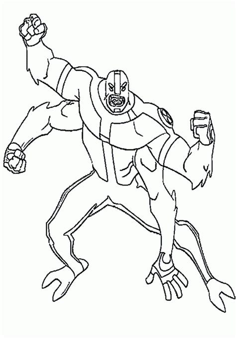 Today we are doing ben 10 four arms coloring page painting.four arms's most tremendous strength is the ability to increase strength, lift several of its own. Ben 10 20 Ausmalbilder | Album dei ritagli, Album, Ritagli