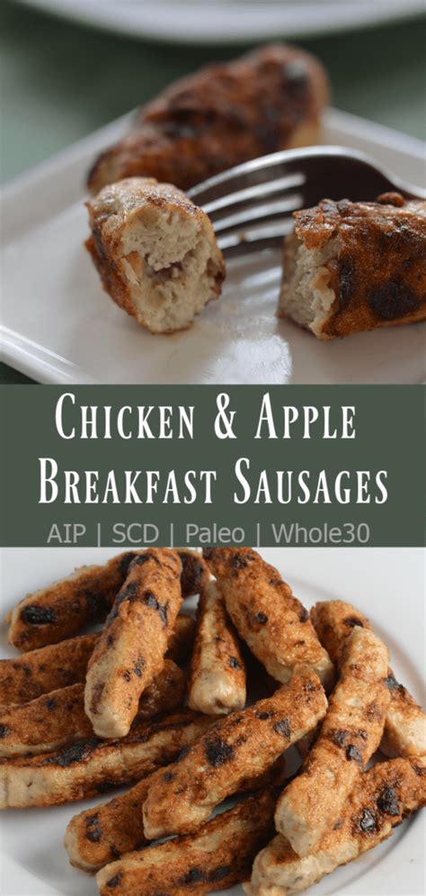 Here's what you will need i use aidells chicken apple sausage for quality; Chicken and Apple Breakfast Sausage (AIP, SCD) | Recipe | Homemade breakfast sausage, Apple ...