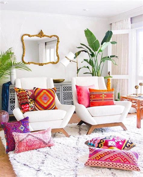 Crazy white bohemian living room only in popi home design ...