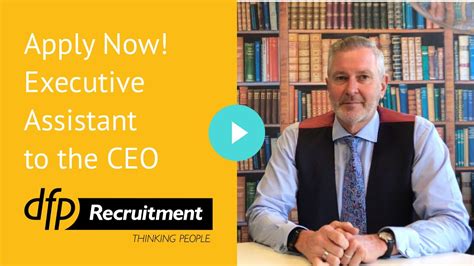 A personal assistant job is very diverse and varies depending on the person you are assisting. Apply Now! Executive Assistant to the CEO - YouTube