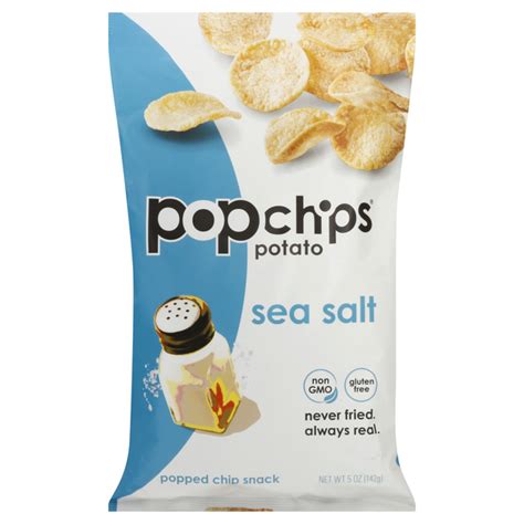 The gluten problem arises when you're talking about flavored chips. Save on popchips Potato Chips Sea Salt Gluten Free Order Online Delivery | Giant