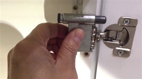 This is a very common problem with an easy soloution. Fix Loosen Kitchen Cabinet Soft Close Hinges - YouTube