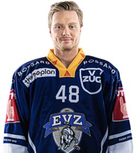 Most recently in the nl with ev zug. Carl Klingberg - PHOTHOCKEY.CH