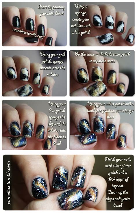 The quality is superb, and. .♥. amelia paints nails .♥.: .How to Paint Galaxy Nails.