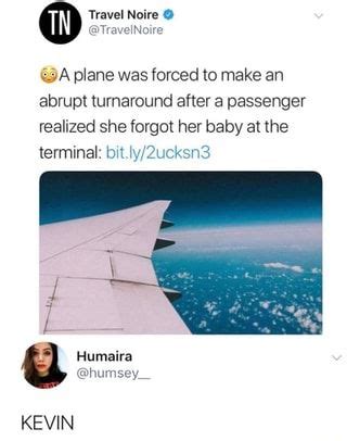 If you are really dedicated to comedic timing then wait for her to touch up her lips and then spring this joke.) 10. QA plane was forced to make an abrupt turnaround after a ...