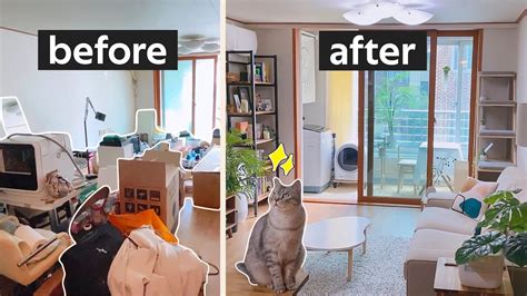 Korean Apartment MAKEOVER + Time Lapse | Home Decor | Tips ...