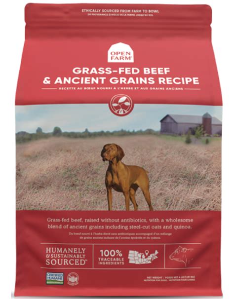 Guaranteed probiotics help support digestion, while precise levels of vitamins and minerals, guaranteed antioxidants, omega fatty acids and dha help. OPEN FARM DOG GRASS-FED BEEF & ANCIENT GRAINS RECIPE ...