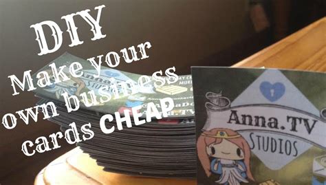 Up to 5 cash back create your own homemade business cards. DIY | How to make your own business cards CHEAP at home ...