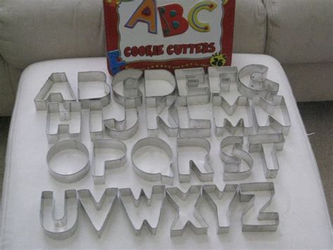 Click to find the best results for alphabet letters models for your 3d printer. Large Alphabet Cookie Cutters by mochicafe on Etsy