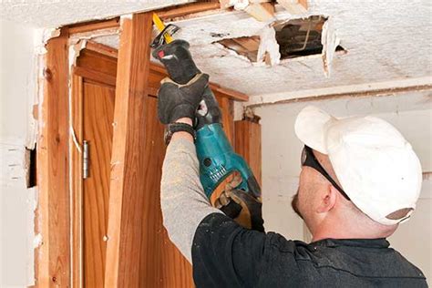 4 patching a large hole with drywall or a wall patch. Ceiling Repair Company - Drywall Repair Burbank, CA