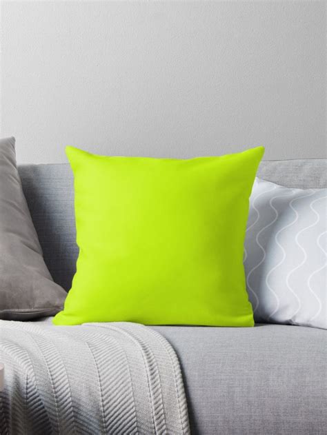 Alibaba.com offers 5,530 cheap throw pillows products. PLAIN SOLID COLOR | Electric Lime | Neon Lime | Throw Pillow (With images) | Yellow throw ...