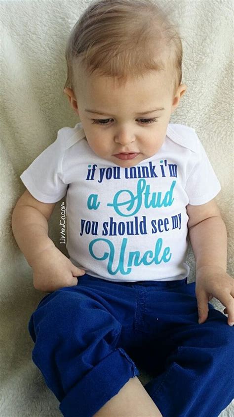 2020) we sent this to a colleague for her new baby boy, and the gift was a hit! Funny Infant Boy Clothes Nephew Gift For Nephew From Uncle ...