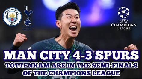 We stream over 100,000 events. FAN CAM: Man City 4-3 Tottenham: Heung-Min Son 손흥민, 또 다시 ...
