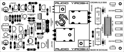 Check the site linked here. Crown Xls 5000 Audio Yiroshi Pcb em 2020 | Esquemas ...