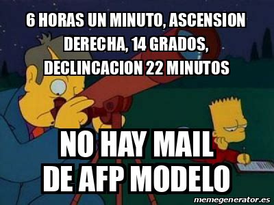 ¿necesitas información de afp modelo? Meme Personalizado - 6 hORAS UN MINUTO, ASCENSION DERECHA ...