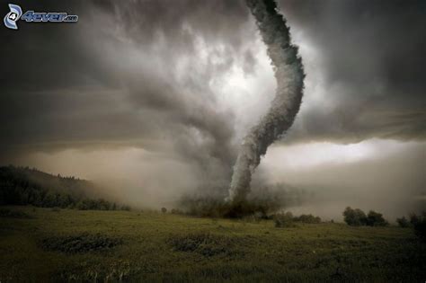 A tornado is a violently rotating column of air that is in contact with both the surface of the earth and a cumulonimbus cloud or, in rare cases, the base of a cumulus cloud. Tornádo