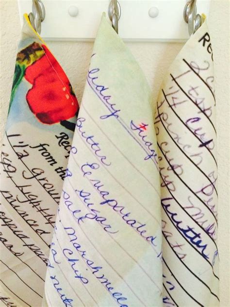 Check spelling or type a new query. Set of 4 // Recipe Cards Printed on Tea Towels // Family ...