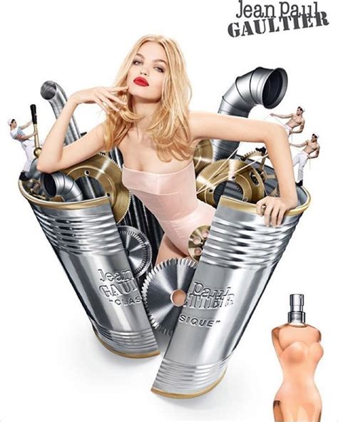 Jean paul gaultier et la mannequin anna cleveland ferment le défilé gaultier paris, ce mercredi 8 juillet au siège de la marque. Daphne Groeneveld for Jean Paul Gaultier Fragrances 2016