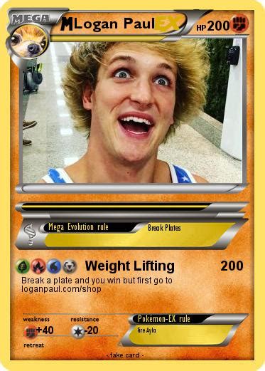 Yeah, he sold nft video clips, which are just clips from a video you can watch on youtube anytime you want, for up to $20,000. Pokémon Logan Paul 14 14 - Weight Lifting - My Pokemon Card