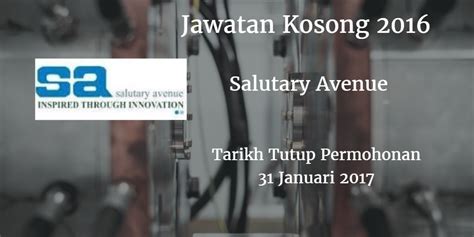 Jawatan kosong at lembaga getah malaysia. Jawatan Kosong Bank Salutary Avenue 31 Januari 2017 ...