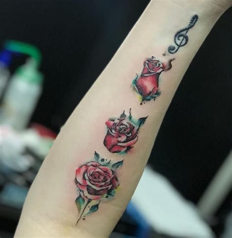 Meaning they still use a bit of black under. @tattoo.sal the rose cycle, by Faisal AL-lami with ...