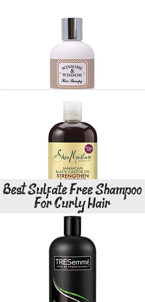 With these powerful hair care solutions, your curls will be thoroughly cleansed without sacrificing any natural moisture. best sulfate free shampoo for curly hair #Thincurlyhair # ...