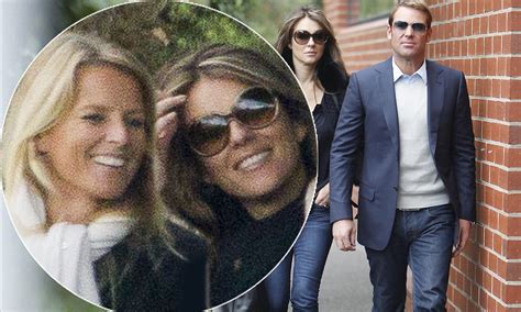 Shane warne married to his former wife simone callahan in 1995 and has three children with her. Liz Hurley puts on an amicable display as she chats with ...