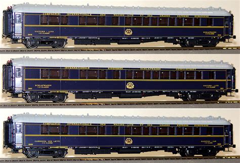 Documentations et aux nombreuses archives sur tous les modèles de train belge, français, italien, espagnol LS Models Set of 3 Passenger sleeping cars type S of CIWL in 1935 livery - EuroTrainHobby