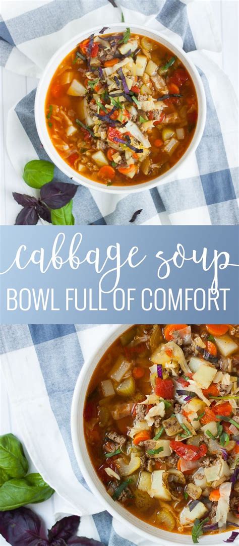 Either way, it's a healthy, delicious concoction that's quite easy to put together. Cabbage Soup | Recipe | Cabbage recipes, Soup recipes ...