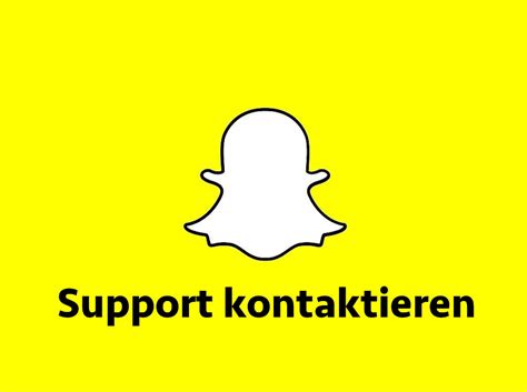 Snapchat Support: Kontakt mit dem Kundenservice