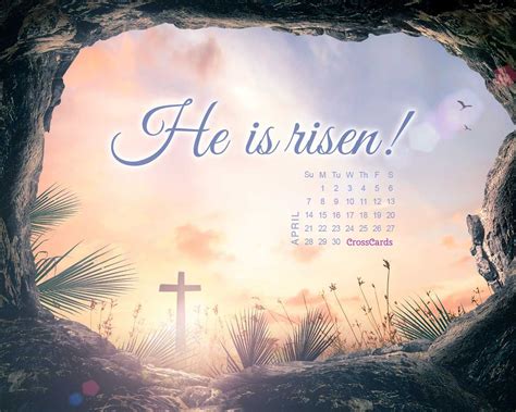 2 years ago2 years ago. April 2019 - He Is Risen Desktop Calendar- Free April ...