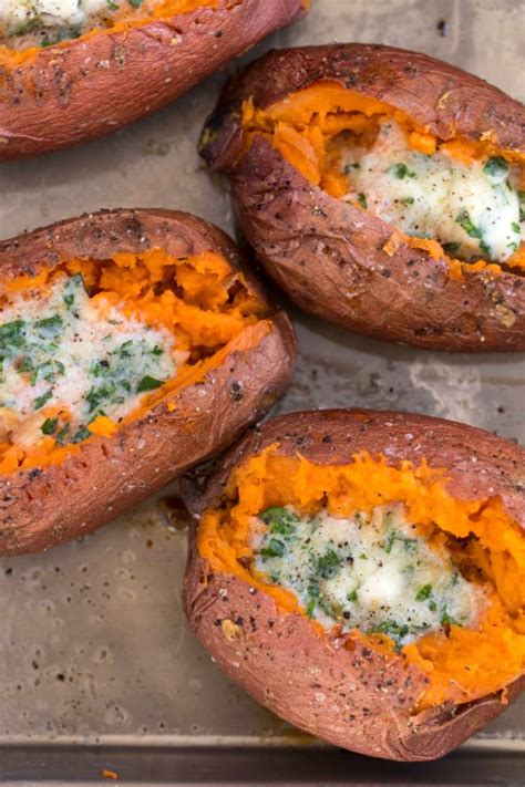 We like to make sure the cut side is down on the pan and. Bake Potatoes At 425 : Bacon-Mushroom Twice-Baked Potatoes | Better Homes ... / Wrapping the ...