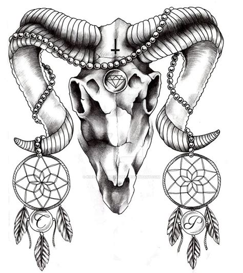 Geometric aries tattoo design on the side rib cage looks perfect for a little showoff. Ram Skull | Aries tattoo, Tattoos, Ram skull