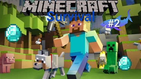 Minecraft Bedrock Survival #2 - Diamonds - YouTube