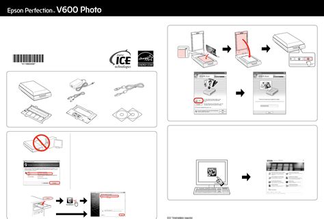 Epson perfection v600 photo scanner. Epson Perfection V600 Photo handleiding (1 pagina's)