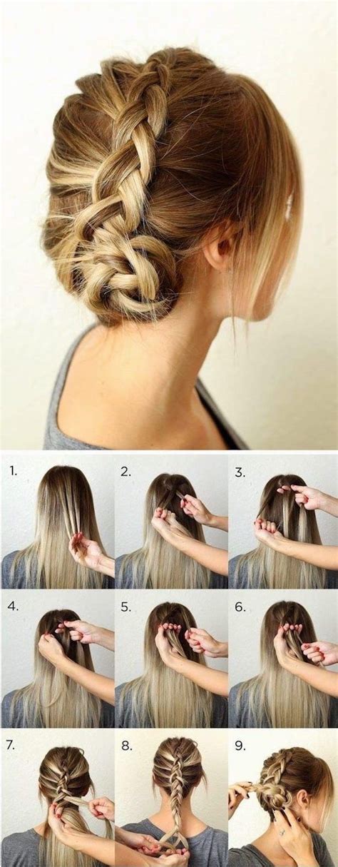 Wet your hair and wash it with shampoo. step-by-step-diy-tutorial-black-braided-hairstyles-ombre-hair-blonde-highlights in 2020 | Hair ...