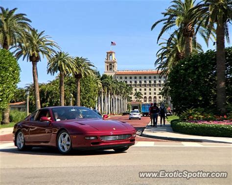 After studying in the college of journalism. Ferrari 456 spotted in Palm Beach, Florida on 01/28/2017
