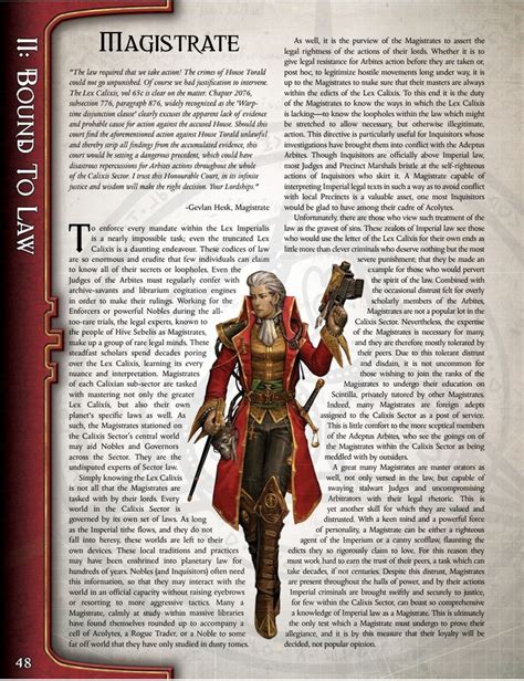 This subreddit is for anything and everything related to warhammer 40k. Magistrate (Warhammer 40K: Book of Judgement) | Warhammer ...