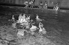 ymca swimming pool vintage swim 1960 synchronized pageants