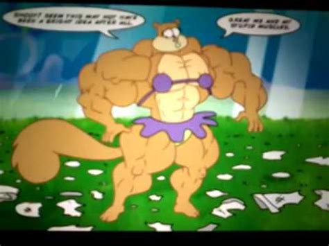 How did sandy cheeks muscles grow so big? Riesen sandy - YouTube