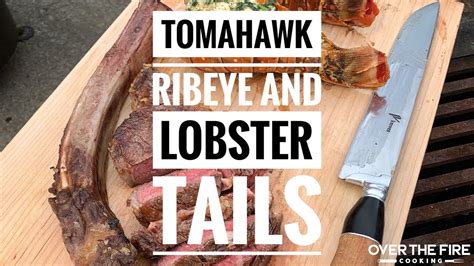 Place steaks on pellet grill and smoke until internal temperature is about 20 degrees f. Ultimate Surf & Turf Recipe - Tomahawk Ribeye w/Butter ...