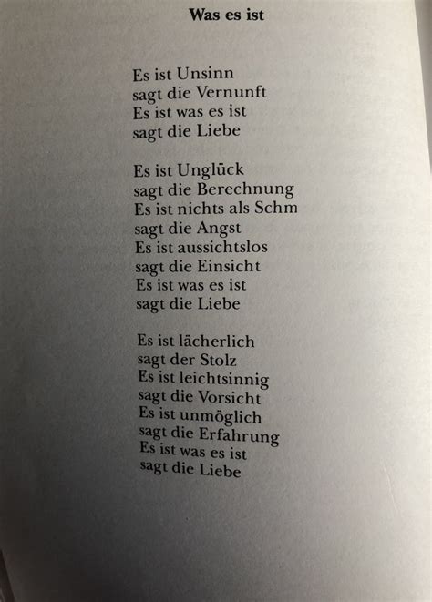 Es gibt flachwitze von neon! Gedicht Es Ist Was Es Ist Sagt Die Liebe - Gedichten Ideen