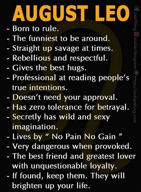 When you have someone born in the cusp of these two signs, you get a very interesting study of contrasts. Facts about LEO sign | Leo zodiac facts, Leo quotes, Leo ...